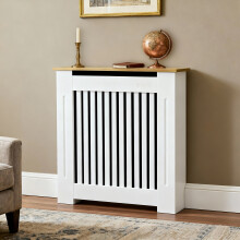Modern White Radiator Cover S(78x20x92.5Hcm)