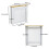 Modern White Radiator Cover S(78x20x92.5Hcm) 2