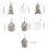 Holiday Themed Ceramic Decoration Charm Tree Ornament for-A 4