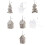 Holiday Themed Ceramic Decoration Charm Tree Ornament for-A 5