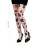 Women's Silk Tights with Christmas Tree Patterns Holiday-color 3