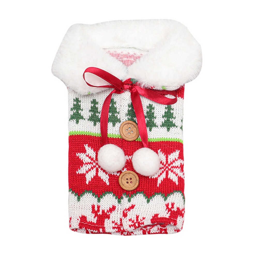 Christmas Sweater Wine Bottle Cover Handmade Wine Bottle-A-image-OPC-PMCMYKR-NEW