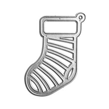 Christmas Stocking Metal Cutting Dies Stencils-QB3574 Bar socks