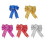 10pcs Christmas Bows for Tree Hanging Decor Mini Christmas-Blue 3