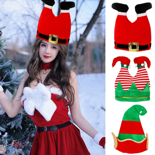 Unique Elf Pants Hat Santa Pants Hat for Christmas-D 2