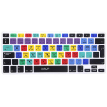 Shortcuts Keyboard Skin For MacBook Pro 13 15 17 Retina Display Air 13 Silicone Cover European ISO Layout
