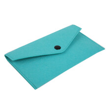Felt Coin Purse Bag Simple Coin Wallet for Case Casual-Green