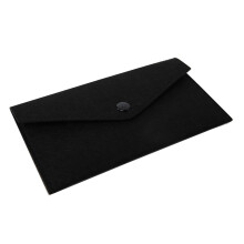 Felt Storage Sleeve Pouch for Cellphone-Protective Felt-Black