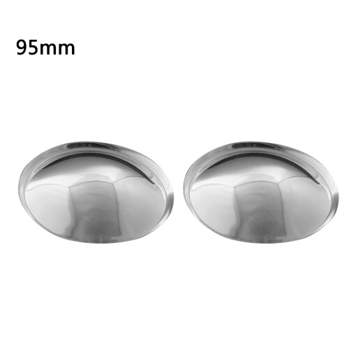 2 PCS 38-95mm Audio Speaker Dust Cap Hard Paper-Silver 95mm