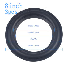 2Pcs/set Ring Edge Speaker Repair Parts 4/5 /6.5/8/10-8 inches