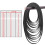 Cassette Tape Replacement Rubber CD DVD Cassette Recorder-80mm 2