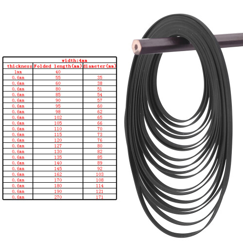 Cassette Tape Replacement Rubber CD DVD Cassette Recorder-80mm 1