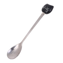Coffee Spoons Ice Cream and Tea Flour Sugar Spoons-Black Other