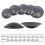 2 PCS 38-95mm Audio Speaker Dust Cap Hard Paper-Silver 95mm 3