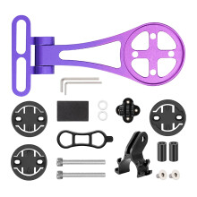 Cycling Computer Mount For Bike Handlebar Front Bracket Purple Data Tracking Navigation For Long Distance Travel