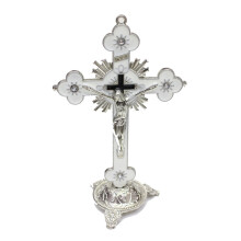 Plum Blossom Metal for Cross Jesus Christ Bitterness-White