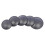 2 Pieces/set Dust-proof Speaker Dust Cover Dust-Black 45x9mm 7