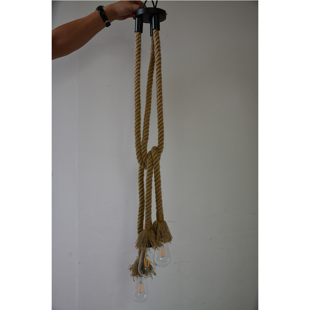 1M JednożYłOwy Trzy ŻAróWki Sznurowy Klosz Do E27-image