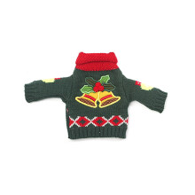 Christmas Sweater Wine Bottle Cover Knitted Ugly Sweaters-Bells