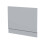 NES Home Nes Home Modern 700mm Matte Grey PVC End Panel 15mm Thickness +Plinth 2