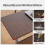 Adjustable Folding Table With Wheels, Mobile Bedside Stand, Space-Saving Conference Table, Quick Setup, Portable Design 5