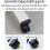 Adjustable Folding Table With Wheels, Mobile Bedside Stand, Space-Saving Conference Table, Quick Setup, Portable Design 2