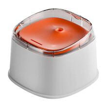 Cats Drinking Fountain Pet Water Dispenser-White Orange