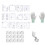 15 Pcs Sewing Ruler Quilting Template Ruler Arcylic Quilting 1