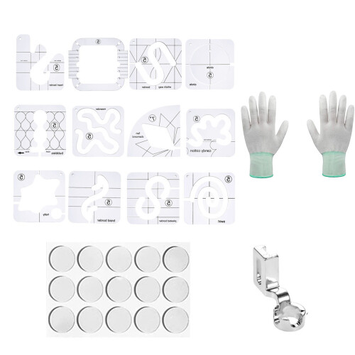 15 Pcs Sewing Ruler Quilting Template Ruler Arcylic Quilting