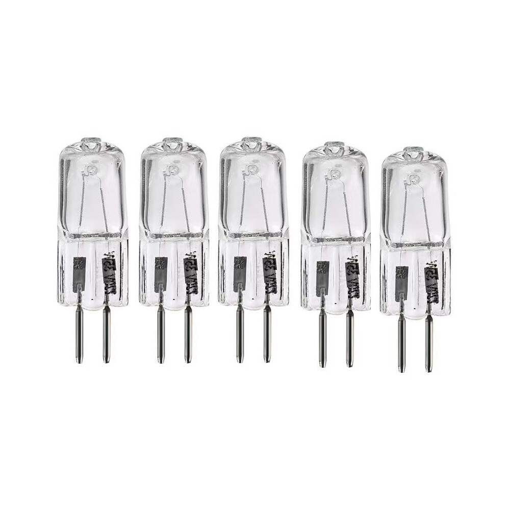G5.3 Clear Capsule Bulb Halogen Bulbs No Flicker Dimmable 220V 20W Warm 20 Pack Light/White 9084446543971