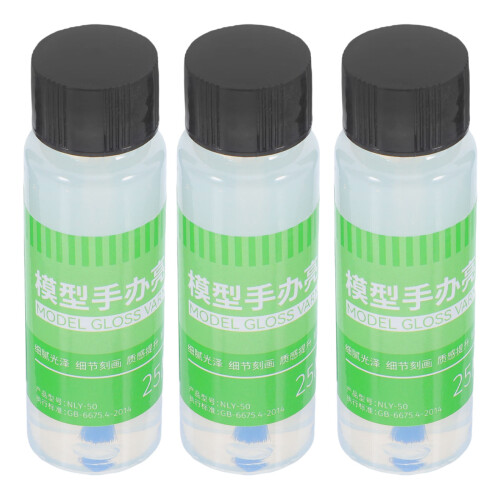 3Stuks 25Ml Drogende Vernis Met Borstel Voor Modellen