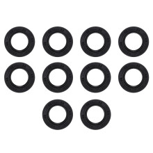 10x Kurbelwellenölabdichtung Gummi Schwarz für 168F-Dieselmotor