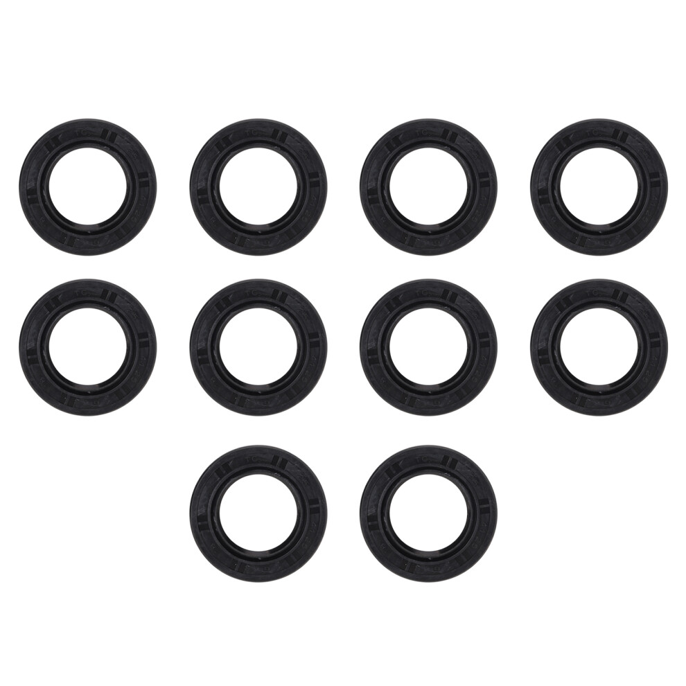 10Pcs Crankshaft Oil Seals Rubber For 168F Diesel Engine Black 585383436115