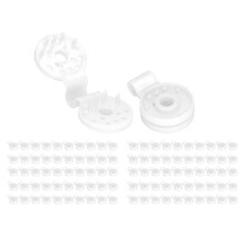 (White) 100 Stück Sonnenschutzclips Vögel Schutz Schwerlast Weiß