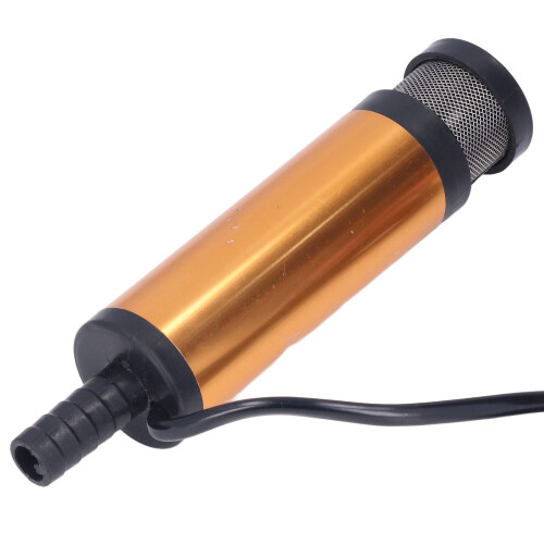 Ölpumpe elektrisch mini tragbar mit Filter DC 12V 38mm 2