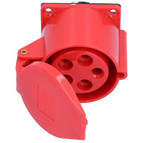 Industrielle 5-Polige wasserdichte 3-Phasen-Steckdose 32A 1