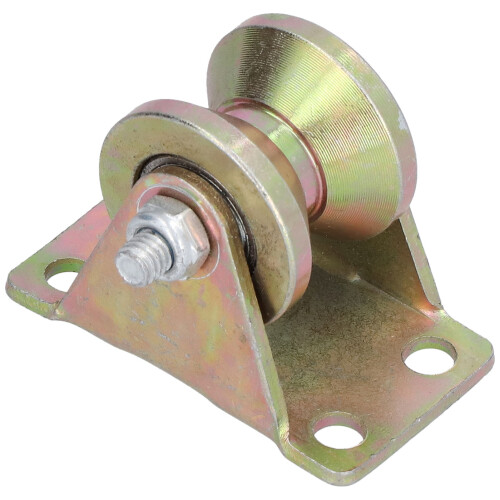 32mm V-Nut-Rolle Schwerlast Drahtseilbahn 2,5mm Halterung 1