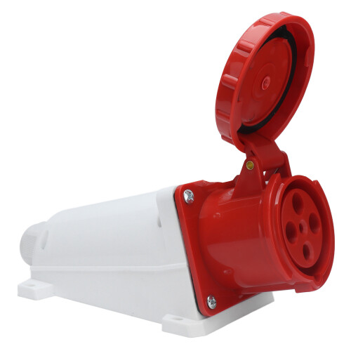 3 Phase 4 Pin IP67 Waterproof Plug Socket 380V415V 63A 3P+E 2