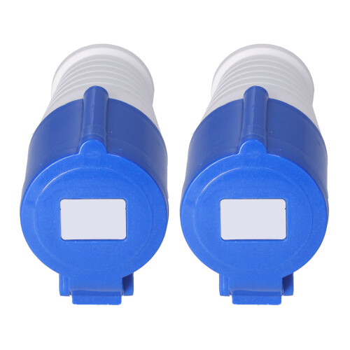 2x Industriesockel wasserdicht 3-polig robust 2
