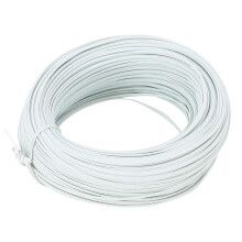(White) 100m 0,45mm Verzinkter Draht Schwarz Outdoor