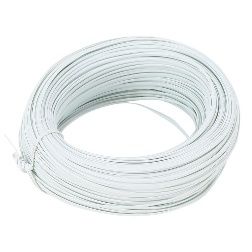 (White) 100m 0,45mm Verzinkter Draht Schwarz Outdoor