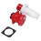 3-Phasen-4-Pol-Stecker wasserdicht 380V 63A 3P+E 3