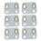 10Pcs Valve Push Rod Guide Plate Iron Plastic for 154F Diesel Engine 3