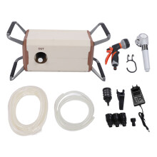 (EU Plug) Tragbare Camping-Duschpumpe IPX7 wasserdicht wiederaufladbar