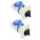 2 Set 3-polige Flugzeugsteckdose 220V 250V 16A 2P+E 4