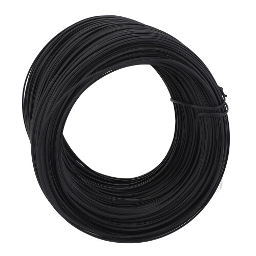 (Black) 100m 0,45mm Verzinkter Draht Schwarz Outdoor 1