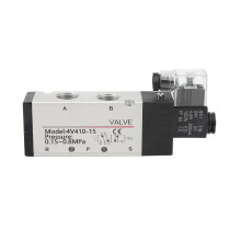 Elektromagnetventil 4V410 15 PT1/2 2-Wege 5-Wege DC24V