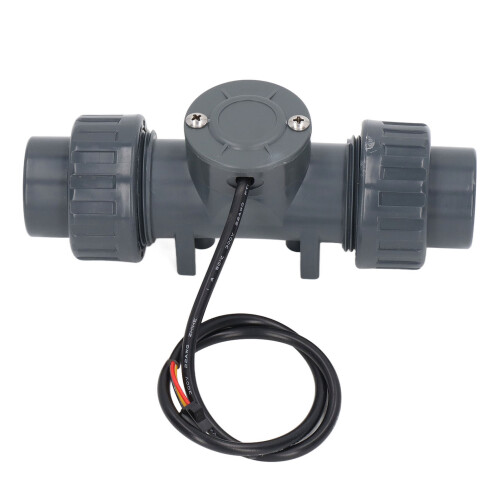 Flowmeter Water Flow Sensor DN25 50cm Cable Acid Alkali Resistant 1