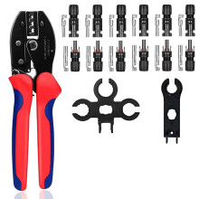 (Pocket 2) Solar Crimping Tool Kit PV Cable Connectors Wrench Set