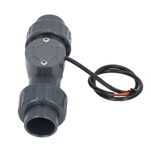 Flowmeter Water Flow Sensor DN25 50cm Cable Acid Alkali Resistant 2